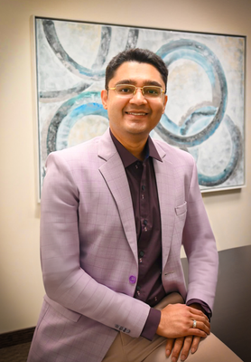 Portrait of Yash Parikh, Associate.